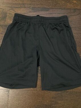 all in motion Black Men's Athletic Mesh Shorts
